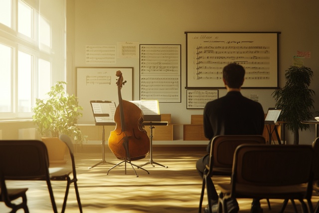 Teacher Music Class