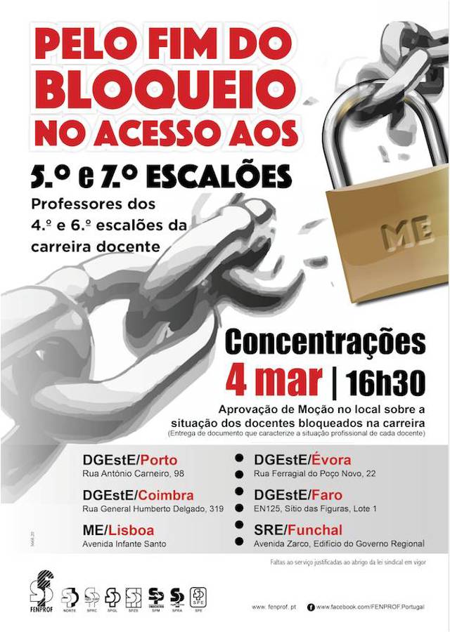 Cartaz 4 6Escaloes 4Mar2020