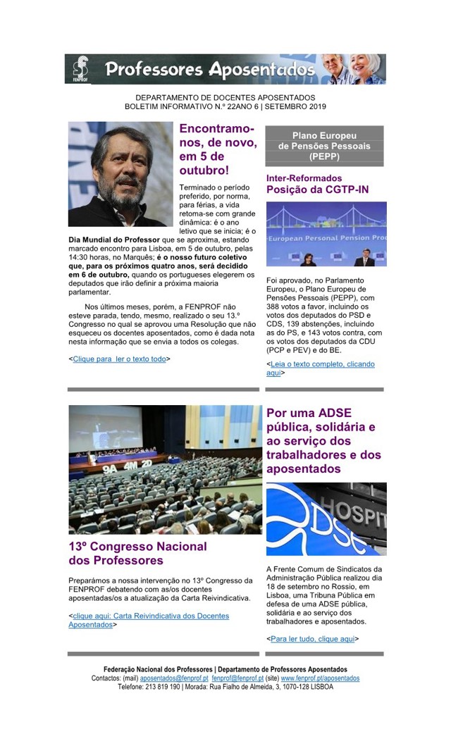 Boletiminformativo Setembro 2019