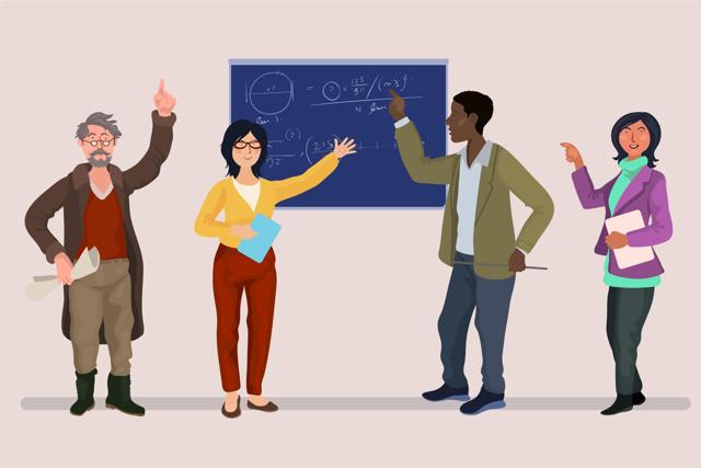 Professores Ilustracao