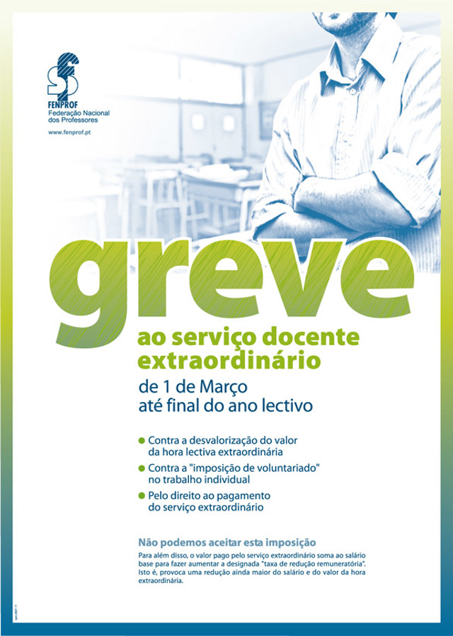 Cartaz Grevehorasextra