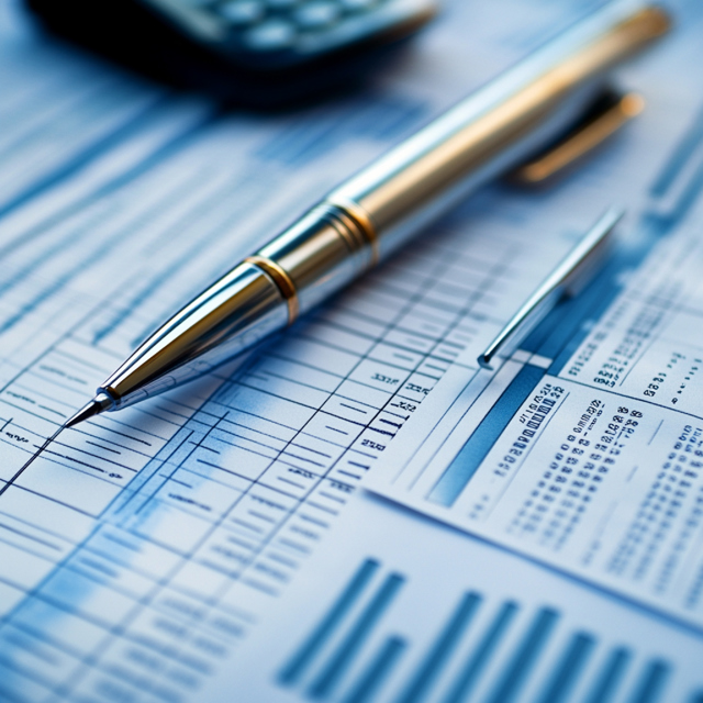 Closeup Startups Financial Statements Projections Being Analyzed4