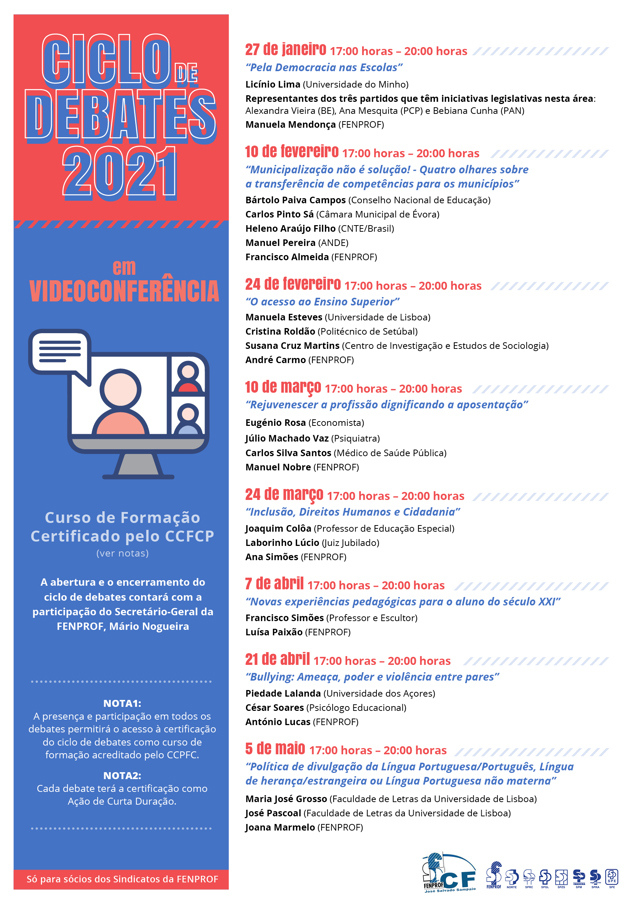 Cartaz Debates