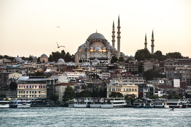 Istanbul S Ocean With Cruise Ship
